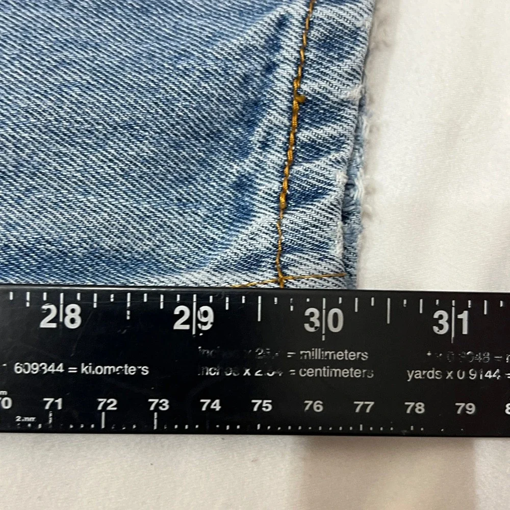Levi's 505 Regular Fit Jeans Mens W38 L30 Blue Denim Classic Casual Vintage 90's
